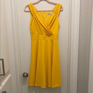 Grace Karin Yellow Dress